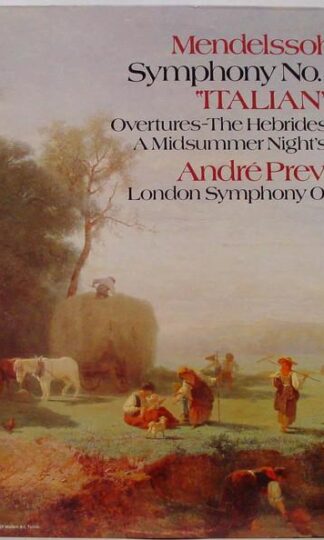 Symphony No.4 In A "Italian" / Overtures LP (US 1979):Felix Mendelssohn-Bartholdy