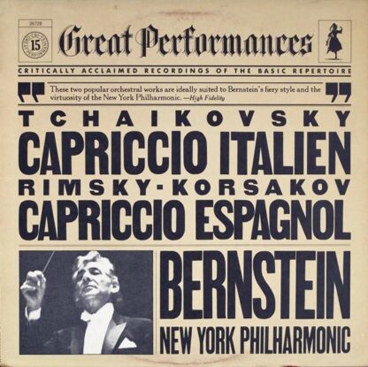 Capriccio Italien / Capriccio Espagnol LP (US 1981):Pyotr Ilyich Tchaikovsky