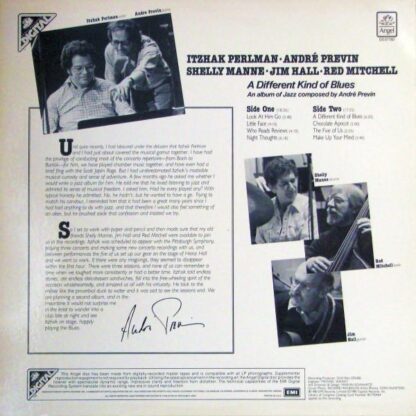 A Different Kind Of Blues LP (US 1980):André Previn - Image 2