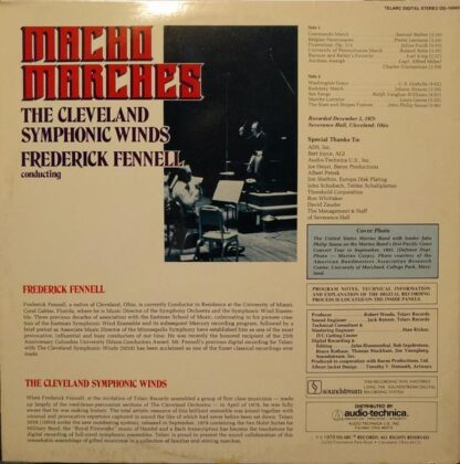 Macho Marches LP (US 1979):Frederick Fennell - Image 2