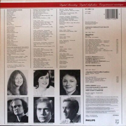 Magnificat / "Jauchzet Gott In Allen Landen" LP (HOL 1985):Johann Sebastian Bach - Image 2