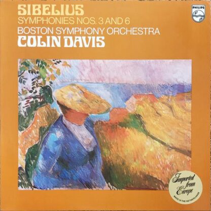 Symphonies Nos. 3 And 6 LP (US/CAN 1977):Jean Sibelius