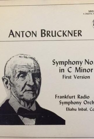 Symphony No. 8 In C Minor - First Version 2xLP (US 1987):Anton Bruckner