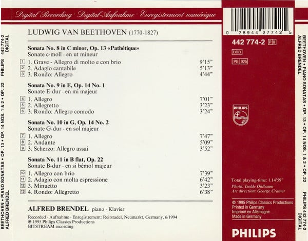 Ludwig van Beethoven - Alfred Brendel-1