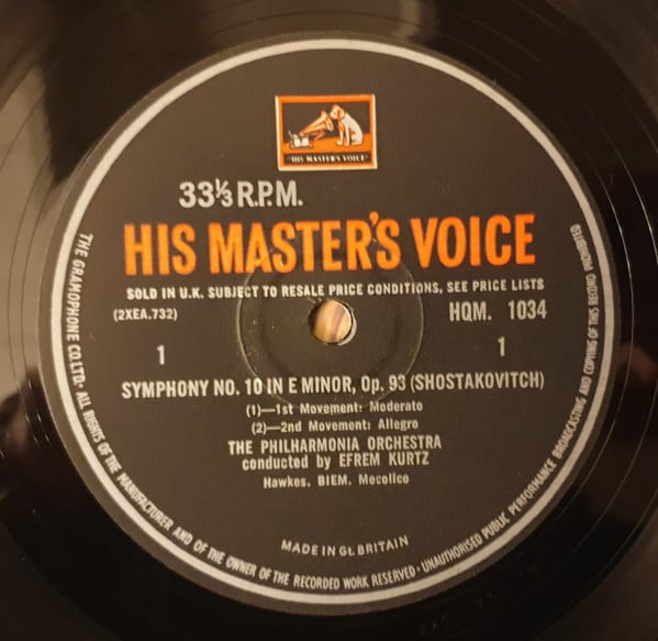 Dmitri Shostakovich / Efrem Kurtz / Philharmonia Orchestra-2