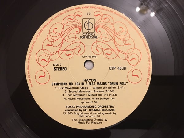 Joseph Haydn, Royal Philharmonic Orchestra, Sir Thomas Beecham-3