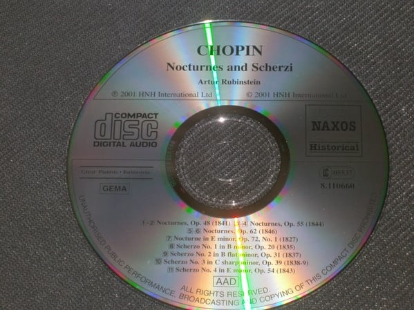 Arthur Rubinstein, Frédéric Chopin-3