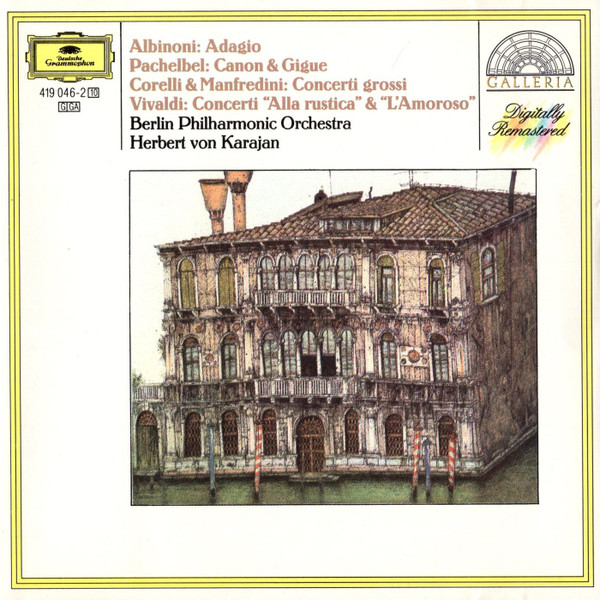 Tomaso Albinoni, Arcangelo Corelli, Antonio Vivaldi, Johann Pachelbel, Francesco Manfredini / Herbert Von Karajan & Berliner Philharmoniker-0