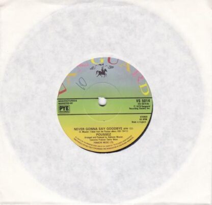 Never Gonna Say Goodbye 7" (UK 1979):Poussez