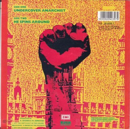 Undercover Anarchist 7" (EU 1991):Silver Bullet - Image 2