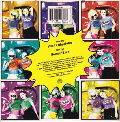 Viva La Megababes 7" (UK 1994):Shampoo - Image 2