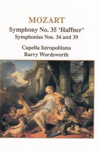 Symphonies No.35 'Haffner' / No.34 / No.39 CD:Wolfgang Amadeus Mozart