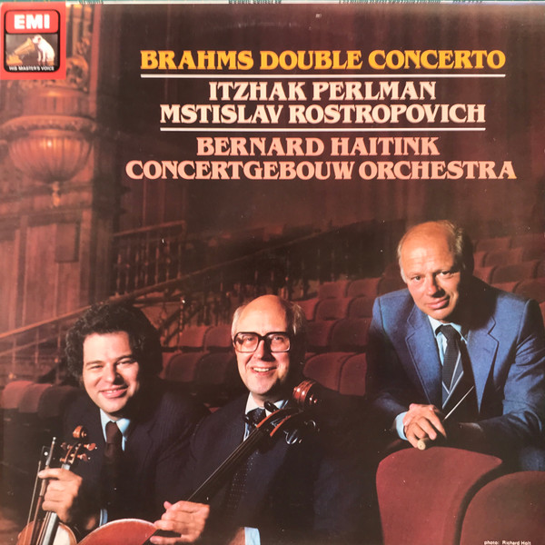 Johannes Brahms — Itzhak Perlman, Mstislav Rostropovich - Bernard Haitink, Concertgebouworkest-0