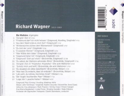 Die Walküre (Highlights) CD:Richard Wagner - Image 2