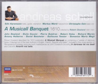 A Musicall Banquet CD:Andreas Scholl - Image 2