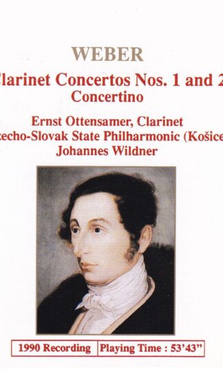 Clarinet Concertos Nos. 1 And 2 - Concertino CD:Carl Maria von Weber