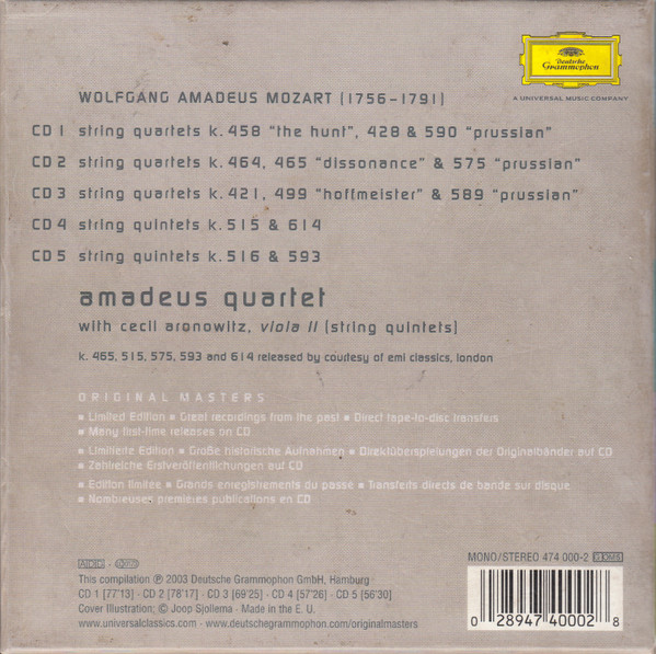 Wolfgang Amadeus Mozart - Amadeus-Quartett-4