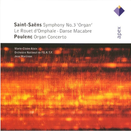 Camille Saint-Saëns, Francis Poulenc, Marie-Claire Alain, Orchestre National De L'ORTF, Jean Martinon-0