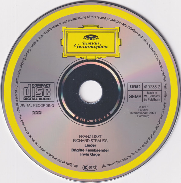 Franz Liszt ∙ Richard Strauss, Brigitte Fassbaender ∙ Irwin Gage-2