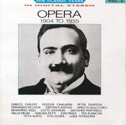 Opera 1904 to 1935 CD:Various