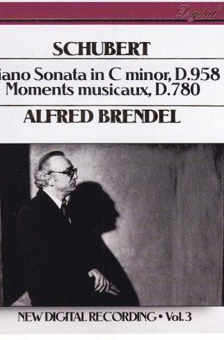Piano Sonata In C Minor, D.958 / Moments Musicaux, D.780 CD:Alfred Brendel