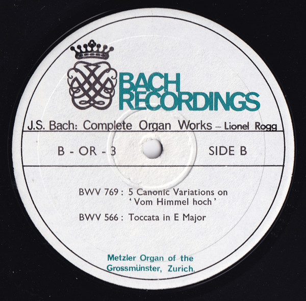Johann Sebastian Bach - Lionel Rogg-3