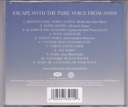 Voice From Assisi CD:Friar Alessandro - Image 2