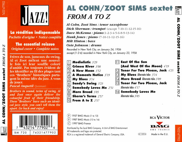 Al Cohn-Zoot Sims Sextet-1