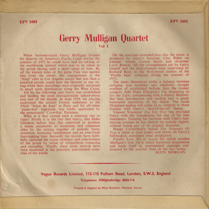 Gerry Mulligan Quartet-1