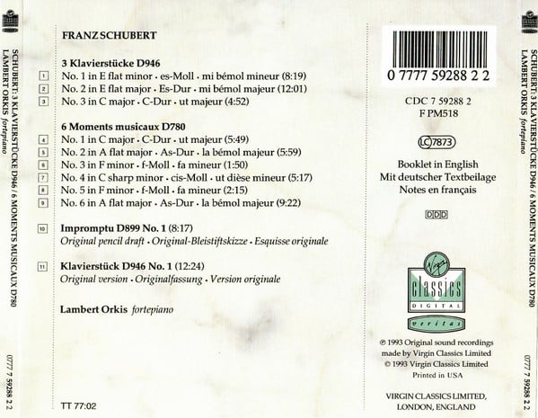 Franz Schubert - Lambert Orkis-1