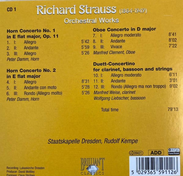 Richard Strauss, Staatskapelle Dresden, Rudolf Kempe-4