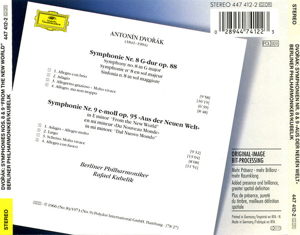 Antonín Dvořák - Berliner Philharmoniker, Rafael Kubelik-1