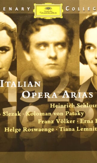 Heinrich Schlusnus, Leo Slezak, Koloman Von Pátaky, Franz Völker, Erna Berger, Helge Roswaenge, Tiana Lemnitz-0