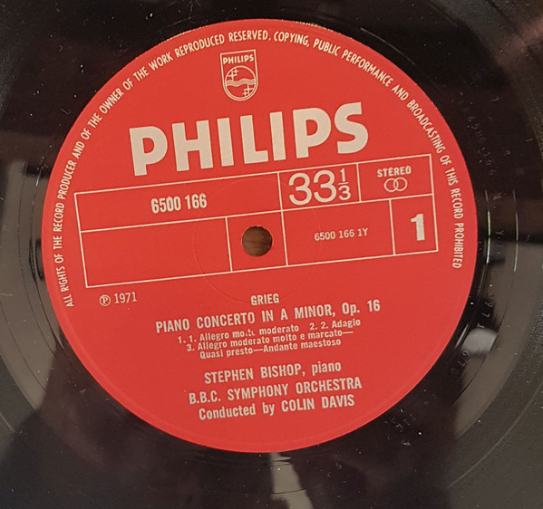 Edvard Grieg, Robert Schumann, Stephen Bishop (3), BBC Symphony Orchestra, Sir Colin Davis-1