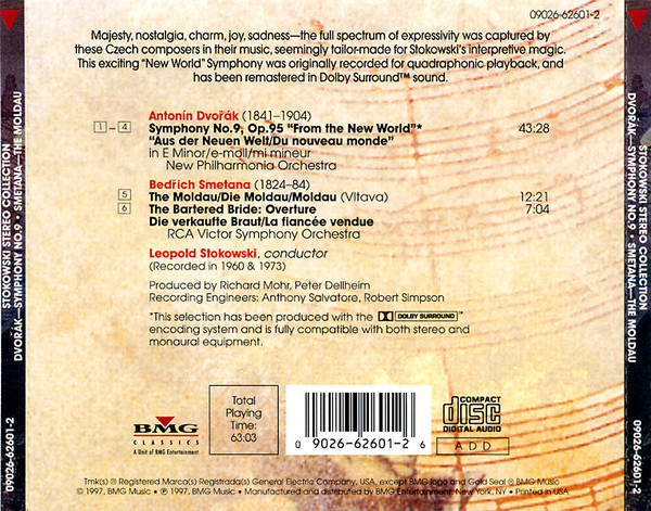 Antonín Dvořák / Bedřich Smetana - New Philharmonia Orchestra, RCA Victor Symphony Orchestra, Leopold Stokowski-1