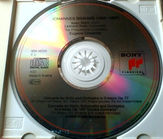 Johannes Brahms, Isaac Stern, Leonard Rose, The Philadelphia Orchestra, Eugene Ormandy-2