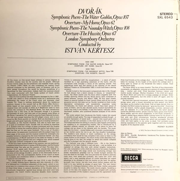 Antonín Dvořák - London Symphony Orchestra, István Kertész-1