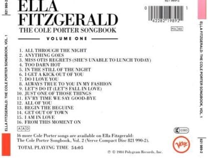 The Cole Porter Songbook Volume One:Ella Fitzgerald - Image 2