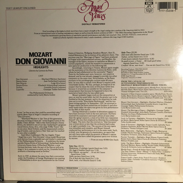 Wolfgang Amadeus Mozart, Elisabeth Schwarzkopf, Joan Sutherland, Eberhard Wächter, Graziella Sciutti, Luigi Alva, Giuseppe Taddei, Philharmonia Orchestra, Carlo Maria Giulini-1