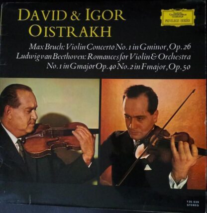 David & Igor Oistrakh Violin LP (UK):David Oistrakh; Igor Oistrakh