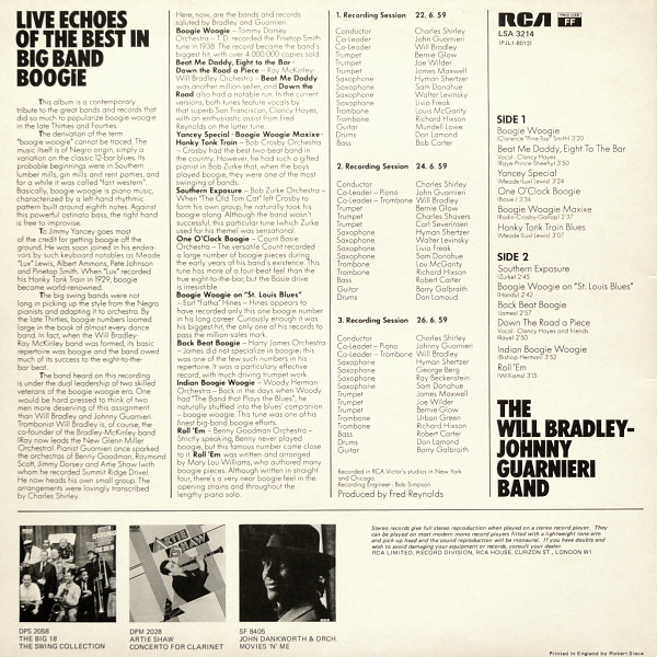 The Will Bradley-Johnny Guarnieri Band-1