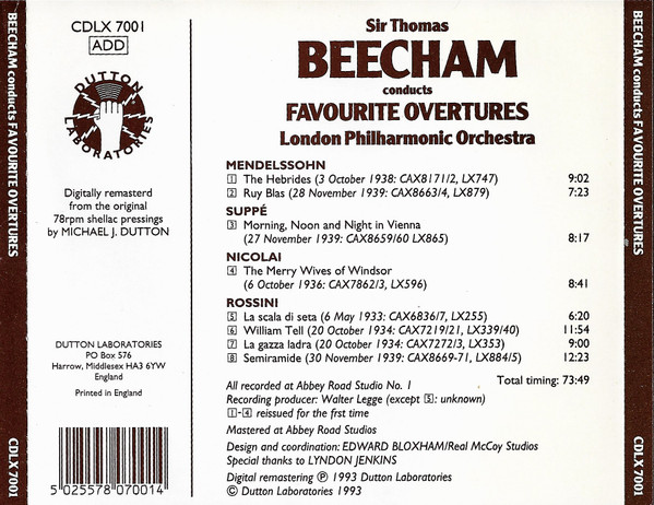 Sir Thomas Beecham, London Philharmonic Orchestra-1