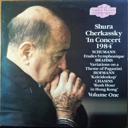 In Concert 1984 LP (UK 1984):Shura Cherkassky