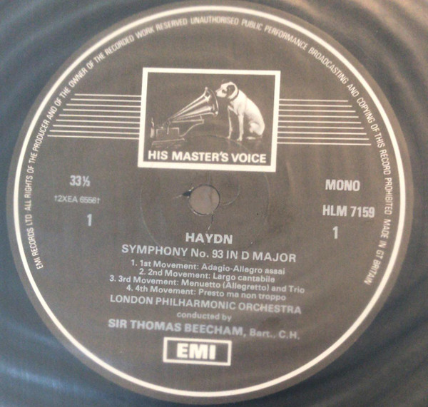 Sir Thomas Beecham, Joseph Haydn, Ludwig van Beethoven, London Philharmonic Orchestra-3