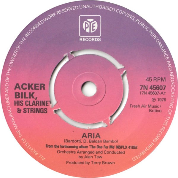 Acker Bilk His Clarinet And Strings-0