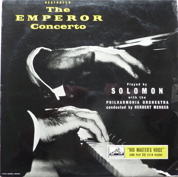 Ludwig van Beethoven, Solomon (6) With The Philharmonia Orchestra Conducted By Herbert Menges-0