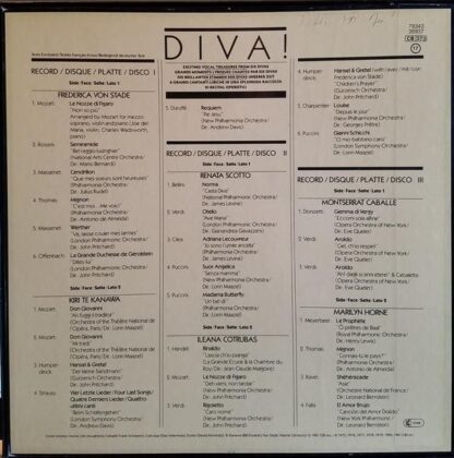 Diva: Six Great Voices 3xLP BOX (GER 1980):Various - Image 2