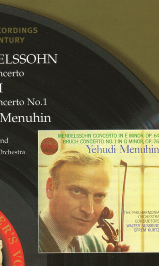 Felix Mendelssohn-Bartholdy / Max Bruch, Yehudi Menuhin - Efrem Kurtz, Walter Susskind, Philharmonia Orchestra-0