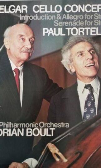 Elgar Cello Concerto and more LP (UK 1973):Paul Tortelier