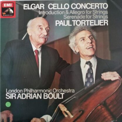 Elgar Cello Concerto and more LP (UK 1973):Paul Tortelier